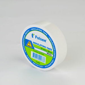 Insulating tape white 19mmx20m, Folsen