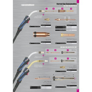 MIG/MAG metināšanas deglis MB EVO 36 4m, Binzel