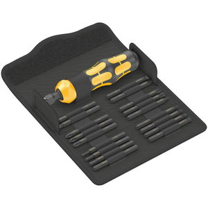 Kraftform Plus impact screwdriver 1/4´´ set, 19pcs, Wera
