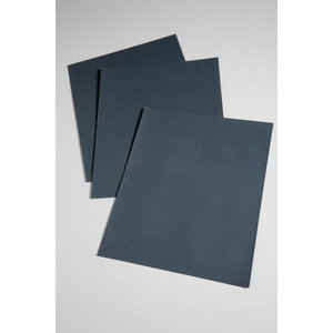 Smilšpapīrs 3M™ Wetordry™ 734 230mm x 280mm P800, melns 