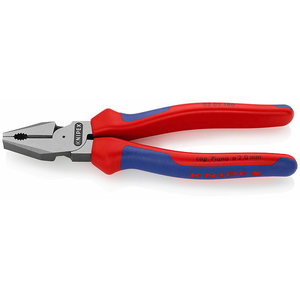 High lever combination pliers 180 mm, multi grips, Knipex