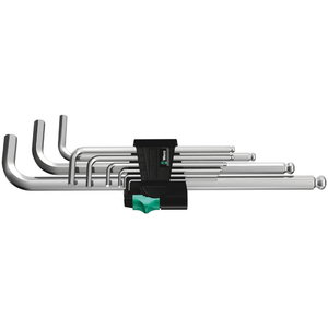 L-kuusiokolosarja 950PKL/9SM pitkät, Wera