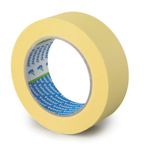 Yellow masking tape 80oC 50 m: 50mm 50mmx50m, Folsen