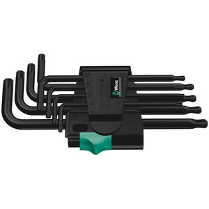 L-raktų komplektas TORX 967PKL/9, TX8-TX40
