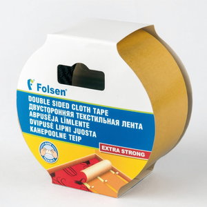 Double sided tape(textile) 50mmx25m, Folsen
