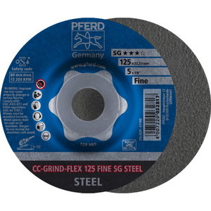 Slīpēšanas disks CC-GRIND-FLEX 125mm Fine, Pferd