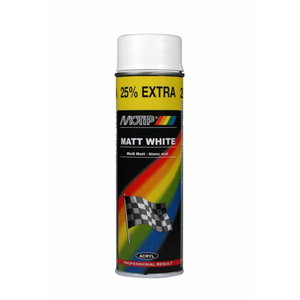 Basic paint white matt 500ml, , Motip