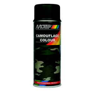 Pur&scaron;kiami dažai MOTIP Camouflage RAL 6031 green 400ml