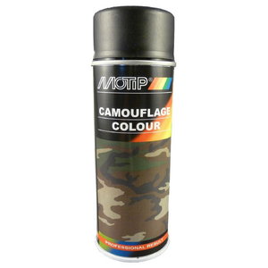 Lakas aerosols Camouflage RAL 9021 Black 400ml