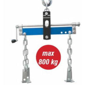 Motor lifting bar with chains and side-shift system, 800kg 