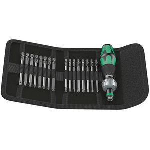 Bit screwdriver set Kraftform Kompakt 60 RA, Wera