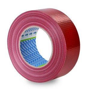 Water-resistant FLUO Gaffer tape red 50mmx50m, Folsen