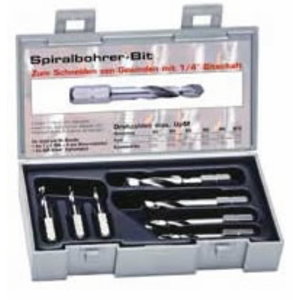 Комплект сверл по металлу шестигранным хвостовиком DIN 3126 HSS 1/4" saba 2-8mm, EXACT