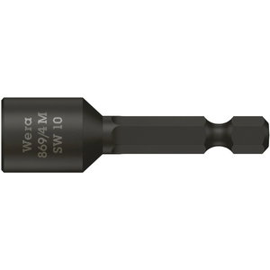 Nutsetter 1/4´´ 869/4 M, magnetic, HEX 10,0x50,0, Wera