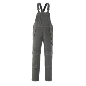 Bib-trousers Freibourg dark anthrasite 82C52, Mascot