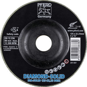 Metallihiomalaikka CC-GRIND-SOLID DIAMOND 125mm D852, Pferd