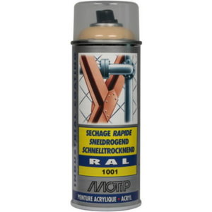 Spray paint RAL 1001, Beige 400ml, Motip