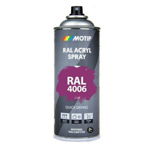 MOTIP pur&scaron;kiami dažai  RAL 4006, Purple 400ml