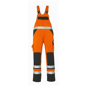 Bib-trousers Barras ORANGE/NAVY 82C54, Mascot