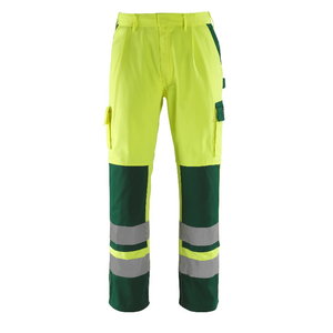 Hi-vis bikses OLINDA, dzeltenas/zaļas, 82C52, Mascot