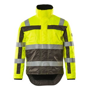 Hi-vis ziemas jaka TERESINA, dzeltena/pelēka, CL3, 2XL, Mascot