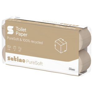 Toiletpaper PureSoft, 8 x 30m 