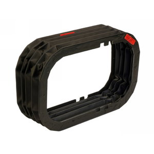 Rectangular section bellow