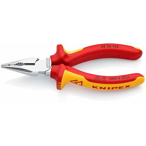 Needle-Nose Combination Pliers  145mm - VDE, Knipex