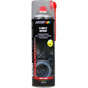 Dirželių trintį didinatis purškiklis V-BELT SPRAY 500ml, Motip