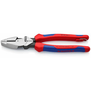 High lever combination pliers 240mm, multi grips, hanghook, Knipex