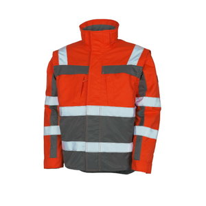 Hi-vis ziemas jaka LORETO 5-in-1, oranža/pelēka, XL, Mascot
