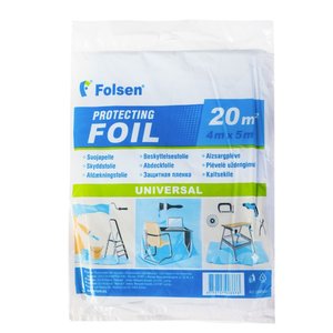 Universal protective film 4x5m, 17µm, transp, HDPE 4x5m