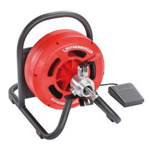 DRAIN CLNR MACHINE RODRUM S 13 set with 13mm/15m spiral, Rothenberger