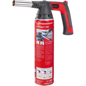 Gaasipõleti komplekt ROFIRE 4 PIEZO 1950/1800`C + Multigas 300, Rothenberger