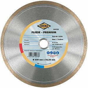 Diamond cutting disc 250 mm EC-110 FLIESE, Cedima