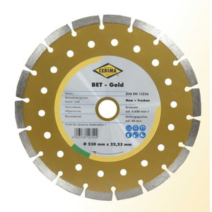Universal cutting disc 230x2,4x10mm BETON GOLD, Cedima