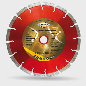 AR-Std Gen 3 dimanta disks betonam, 400 mm 25,4/20 3,6x10x38, Cedima