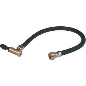 Connecting hose with lever connector 