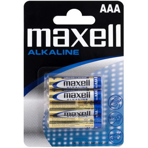 Baterijos AAA/LR03, 1,5V, 24A-BL4 Maxell Alkaline, 4 vnt. 