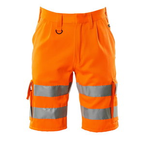 Tööpüksid lühikesed Pisa, kõrgnähtav CL1 oranz, Mascot