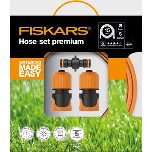 Laistīšanas komplekts Q4, 9mm (3/8´´) 15m, Fiskars