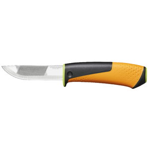 Heavy duty knife with sharpener, Fiskars