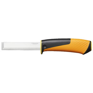 Carpenter's knife with sharpener 