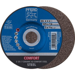 &Scaron;lifavimo diskas SG Ceramic Comfort STEEL 125x7mm