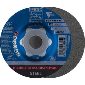 Grinding wheel 125mm SGP STEEL COARSE CC-GRIND-FLEX, Pferd