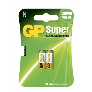 Battery N/LR1, 1.5V, Super Alkaline, 2pcs, GP