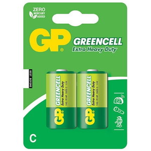 Baterijos C/LR14, 1.5V, Greencell, 2 vnt., Gp