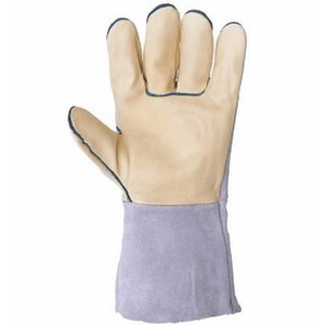 Welder glove, animal leather wide wrist 33cm 11