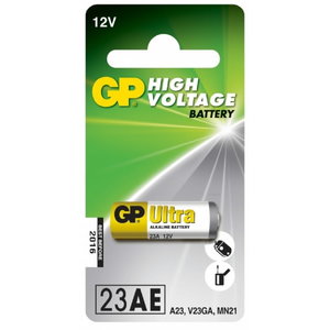 Battery 23AE/MN21, 12V, High Voltage Alkaline, 1 pcs., GP