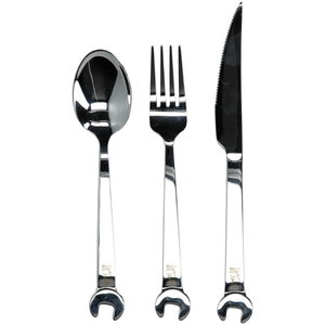 Kahvel, nuga , lusikas komplekt, KS Tools